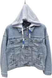 Куртки джинсовые женские DKNSEL ПОЛУБАТАЛ оптом 09562348 502-105