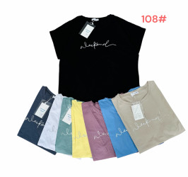 Футболки женские БАТАЛ оптом 67180542 108-120