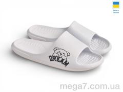 Шлепки, Rai shoes оптом ДС70 білий