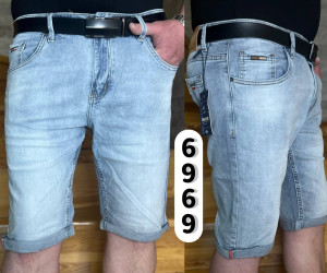 Шорты джинсовые мужские PAGALEE оптом 81695047 6969-14