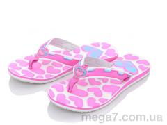 Шлепки, Obuvok оптом W8523 pink