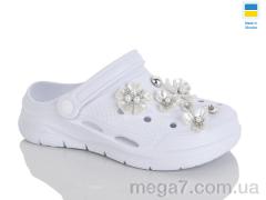 Кроксы, Зручне взуття оптом --- 414 білий