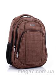 Рюкзак, Superbag оптом 1046 brown