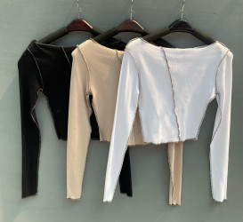 Лонгсливи (білі) жіночі оптом ---