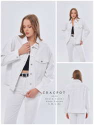 Куртки джинсовые женские CRACPOT оптом 80642397 6318-13