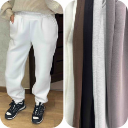 Спортивные штаны на флисе женские оптом 46873952 301-34