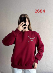 Свитшоты женские на флисе оптом 69428701 2684-36