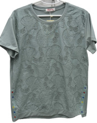 Футболки женские БАТАЛ оптом 90125463 8836-234