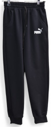 Спортивные штаны подростковые (черный) оптом 70643218 02-41