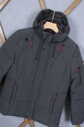 Куртки зимние мужские (графит) оптом Китай 83054972 823-08-14