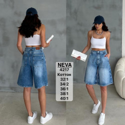 Шорты джинсовые женские NEVA оптом 42593870 4217-8