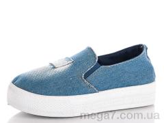 Слипоны, Sali shoes оптом 1390-12 blue