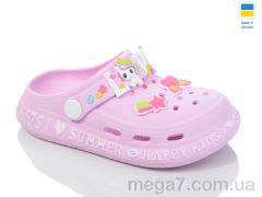 Кроксы, DeMur оптом CC005 рожевий