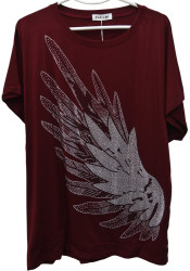 Футболки женские БАТАЛ оптом 89732605 1525-163