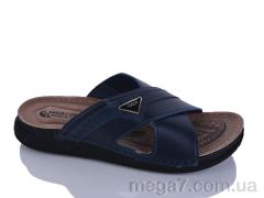 Шлепки, Oscar оптом 01-26 синій к.