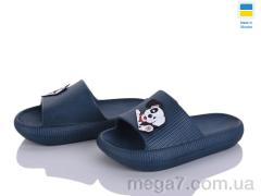 Шлепки, Inblue оптом 022 собака синій