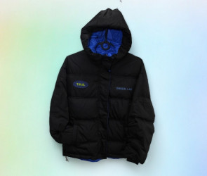 Куртки демисезонные детские (девочка, черный) оптом 80941735 2007-62