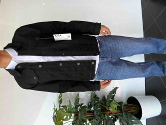 Куртки джинсові чоловічі I8DENIM оптом THREE BLACK