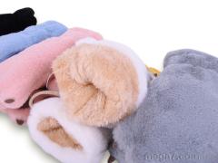 Варежки, Королева оптом M10-02 лапка (норка) mix