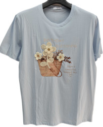 Футболки женские БАТАЛ оптом 07916238 26-08-261