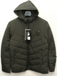 Куртки зимние мужские (хаки)  оптом 42130578 A10-5