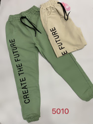 Спортивные штаны женские (зеленый) оптом Турция 24698513 5010-8