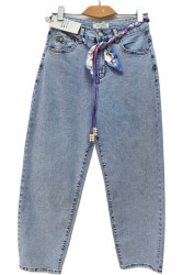 Джинсы женские MEECALOO ПОЛУБАТАЛ оптом 62985017 6149-155