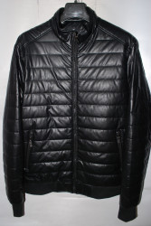 Куртки кожзам мужские FUDIAO БАТАЛ (black) оптом 72359614 877 -66