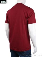 Футболка, BIG оптом 3707-121 bordo