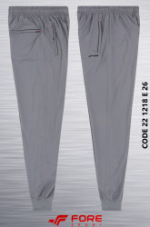 Спортивные штаны мужские БАТАЛ (gray) оптом 21308659 22-1218-16