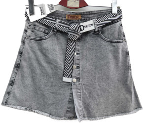 Шорты джинсовые женские DERUN БАТАЛ оптом 85670143 7073-168