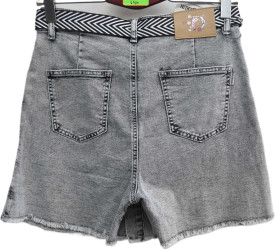 Шорты джинсовые женские DERUN БАТАЛ оптом 85670143 7073-168