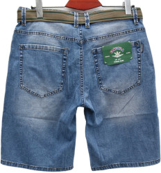 Шорти джинсові чоловічі ПОЛУБАТАЛ оптом FANGSIDA 