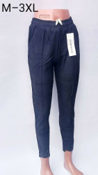 Спортивные штаны женские CLOVER (синий) оптом 48275916 12-128