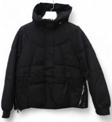 Куртки демисезонные женские UNIMOCO ПОЛУБАТАЛ (черный) оптом 86704593 8107-27