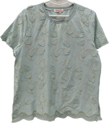 Футболки женские БАТАЛ оптом 04569318 8812-198