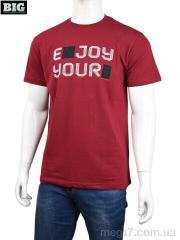 Футболка, BIG оптом 3707-103-2 bordo