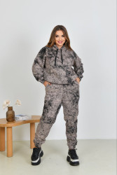 Спортивні костюми жіночі на флісі БАТАЛ оптом