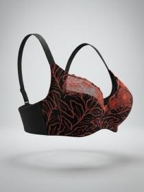 Бюстгальтер Diorella 34296C (  чёрно-красный, C  6 шт. )