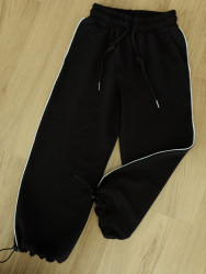 Спортивные штаны детские (черный) оптом 63204591 02-7