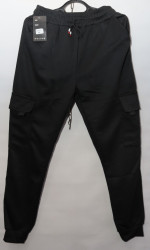 Спортивные штаны мужские (black) оптом 30912764 WK9830A-1