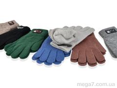 Перчатки, RuBi оптом 5067 (хутро) mix