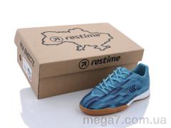 Футбольная обувь, Restime оптом Restime DDB21419 cyan-navy