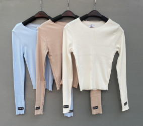 Лонгсливи (бежеві) жіночі оптом ---