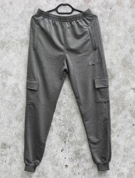 Спортивные штаны мужские (серый) оптом 70692158 01-2