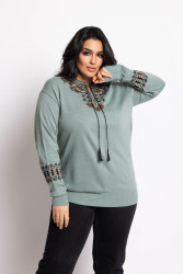 Джемперы вышитые женские СУПЕРБАТАЛ оптом 71809452 76-2