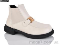 Ботинки, Super Gear оптом 04-829 beige