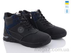 Ботинки, Lvovbaza оптом Comfort БП34 чорно-синій