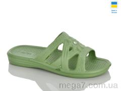 Шлепки, Lot Shoes оптом Камінчик старий олива