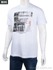 Футболка, BIG оптом 3707-109-4 white